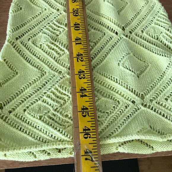 Free People Movement Beach Flare Pants Women M Yellow Crochet Geometric Stretch - Picture 8 of 16